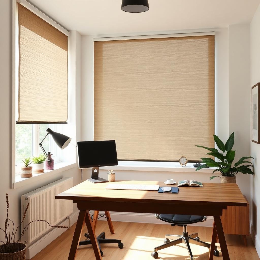 Persiana instalada em ambiente moderno